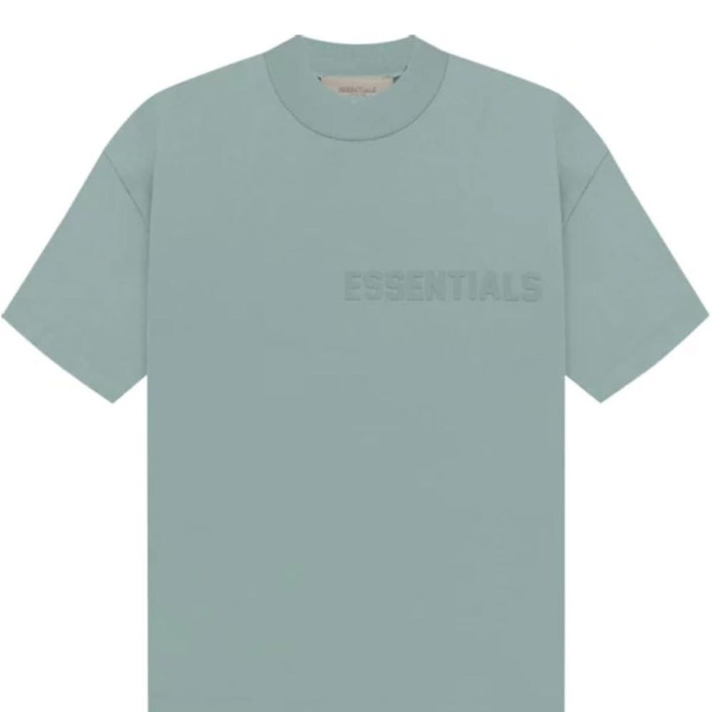 Fear of God Green Short Sleeve Tee Minimalist Design ( OVERSIZED )